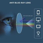 Fashionable Anti-Blue Light Reading Glasses for Women