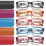 5 Pack Blue Light Blocking Reading Glasses for Women