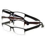 Foster Grant Men's 3-Pack Rectangular Reading Glasses