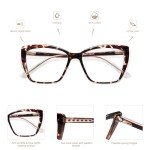 Trendy Oversized Blue Light Reading Glasses for Women