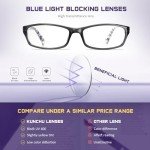 5 Pack Blue Light Blocking Reading Glasses for Women