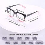 6 Pack Blue Light Blocking Reading Glasses