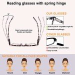 6 Pack Blue Light Blocking Reading Glasses