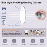 6 Pack Blue Light Blocking Reading Glasses