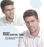 JJWELL 3 Pack Blue Light Blocking Reading Glasses