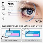 Blue Light Blocking Reading Glasses for Men - 3 Pack