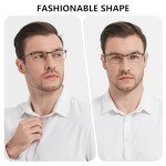 Blue Light Blocking Reading Glasses for Men - 3 Pack