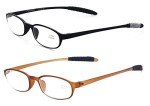 Lightweight Flexible Reading Glasses - 2 Pairs