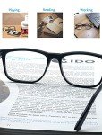 Large Oversized Black Reading Glasses for Men 4 Pk