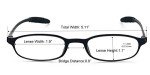 Lightweight Flexible Reading Glasses - 2 Pairs