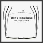 3 Pack Compact Blue Light Blocking Reading Glasses