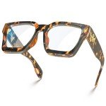 VISOONE Unisex River Reading Glasses - Turtle Shell