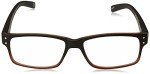 Foster Grant Men's Polarized Square Readers - Brown 2.75