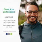 Select-A-Vision Men's Sportex Blue Reading Glasses