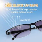 4-Pack Blue Light Blocking Reading Glasses 2.0X