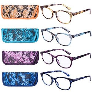 Colorful Eyeguard Reading Glasses for Women - 4 Pack