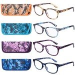 Colorful Eyeguard Reading Glasses for Women - 4 Pack
