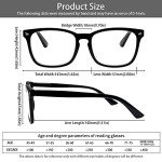 5 Pack Blue Light Blocking Reading Glasses
