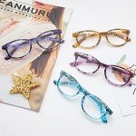 Colorful Eyeguard Reading Glasses for Women - 4 Pack