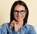 Peepers Clark Focus Women's Reading Glasses - Blue 1.75