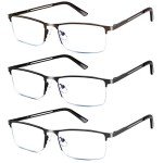 Lcbestbro 1.0 Blue Light Blocking Reading Glasses