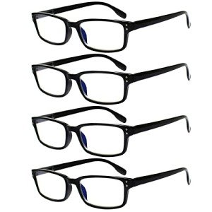 Kerecsen 4 Pack Lightweight Reading Glasses for All