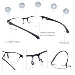 2 Pack Progressive Multifocus Reading Glasses for Men