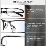 Lcbestbro 1.0 Blue Light Blocking Reading Glasses