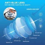 2 Pack Progressive Multifocus Reading Glasses for Men
