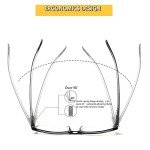 Kerecsen 4 Pack Lightweight Reading Glasses for All