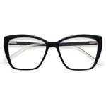 Stylish TR90 Oversized Blue Light Reading Glasses