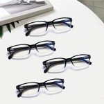 Kerecsen 4 Pack Lightweight Reading Glasses for All