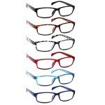 6-Pack Blue Light Blocking Reading Glasses