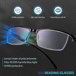 Gaoye Mens Blue Light Blocking Reading Glasses - 6 Pack