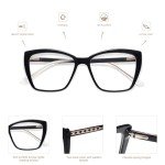 Stylish TR90 Oversized Blue Light Reading Glasses