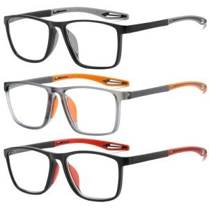 Men's Lightweight Blue Light Blocking Reading Glasses