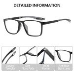 Men's Lightweight Blue Light Blocking Reading Glasses