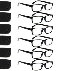Kerecsen Blue Light Blocking Reading Glasses 6 Pack