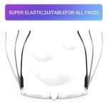 LUFF 4Pcs Lightweight Anti-Blue Ray Reading Glasses