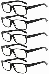 Eyekepper 5 Pack Classic Men's Reading Glasses +1.50