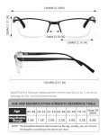 LUFF 4Pcs Lightweight Anti-Blue Ray Reading Glasses