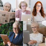 5 Pack Blue Light Blocking Reading Glasses