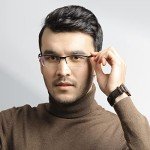 LUFF 4Pcs Lightweight Anti-Blue Ray Reading Glasses