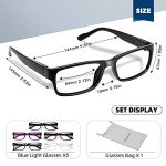 5 Pack Blue Light Blocking Reading Glasses