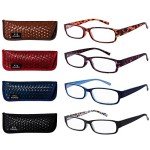 Stylish Women's 4-Pack Reading Glasses, 3.50 Strength