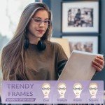 Gaoye Women's Fashion Spring Hinge Reading Glasses