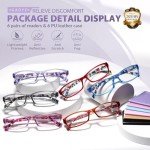Gaoye Women's Fashion Spring Hinge Reading Glasses