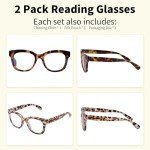 Oversized Retro Blue Light Blocking Reading Glasses