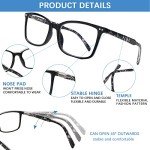 5 Pack Stylish Blue Light Blocking Reading Glasses