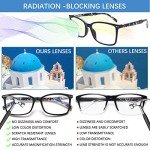 5 Pack Stylish Blue Light Blocking Reading Glasses